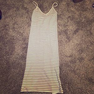 Forever 21 black and white striped dress